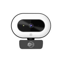 MEE audio 1080p Live Webcam with LED Ring Light