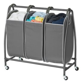CleverMade Collapsible Fabric Laundry Basket Premium, 2 pack - Sam's Club
