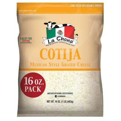 La Chona Mexican Style Grated Cotija Cheese, 16 oz. - Sam's Club