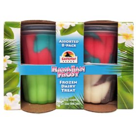 Samurai Hawaiian Frost Frozen Dairy Treat, Variety Pack (8 pk.)