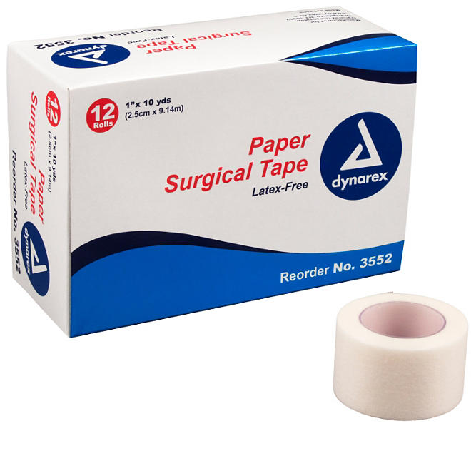 Dynarex Paper Surgical Tape, 1" (144 ct.)
