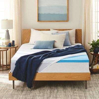 Novaform 2" Instant Makeover Mattress Topper, Assorted Sizes Sam's Club