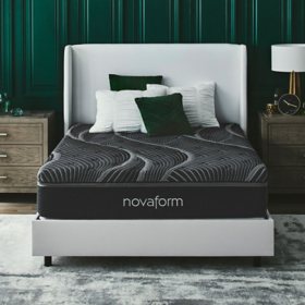 Novaform Noir 12-Inch Luxury Uplifting Support Foam Mattress (Assorted Sizes)