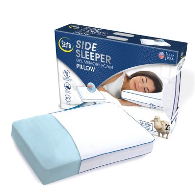 Serta Side Sleeper Pillow with Cooling Gel Memory Foam - Sam's Club