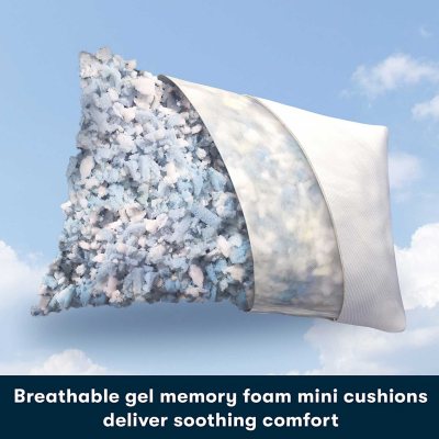 Sam's club gel outlet memory foam pillow