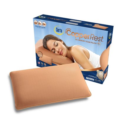 Serta Copperrest Gel Memory Foam Pillow Sam S Club