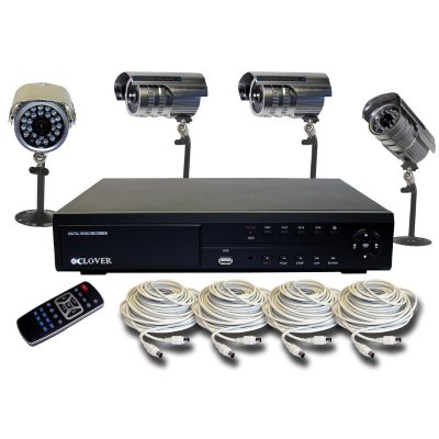 Clover 4-Channel DVR Surveillance System with 4 Night Vision CCD Cameras - Sam's  Club