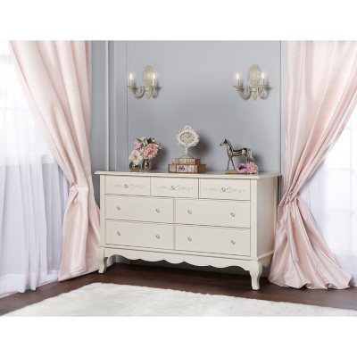 Evolur Aurora 7-Drawer Double Dresser, Choose Color Sam's Club