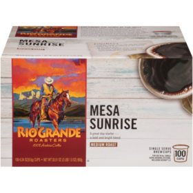 Rio Grande Roasters Mesa Sunrise 100 single-serve cups