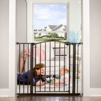 Regalo Extra Tall Arched Décor Safety Gate, Adjustable 29"-35"