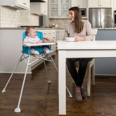 Portable highchair with on sale tray