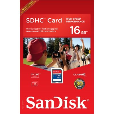 SanDisk 16GB Class 10 SDHC Memory Card - Sam's Club