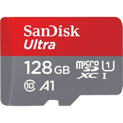 SanDisk Ultra microSDXC 128GB UHS1 Memory Card with Adapter Sam's Club