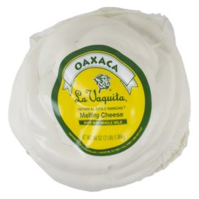 La Vaquita Oaxaca Melting Cheese, 3 lbs.