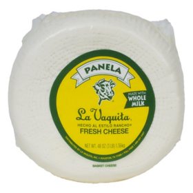 La Vaquita Panela Fresh Cheese, 3 lbs.