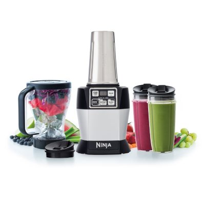 Ninja Nutri Ninja 5 Speed Blender With Auto iQ Stainless Steel