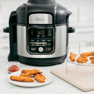 Ninja Foodi 10-in-1, 8 Quart XL Pressure Cooker Air Fryer Multicooker,  Stainless, OS405 - Sam's Club