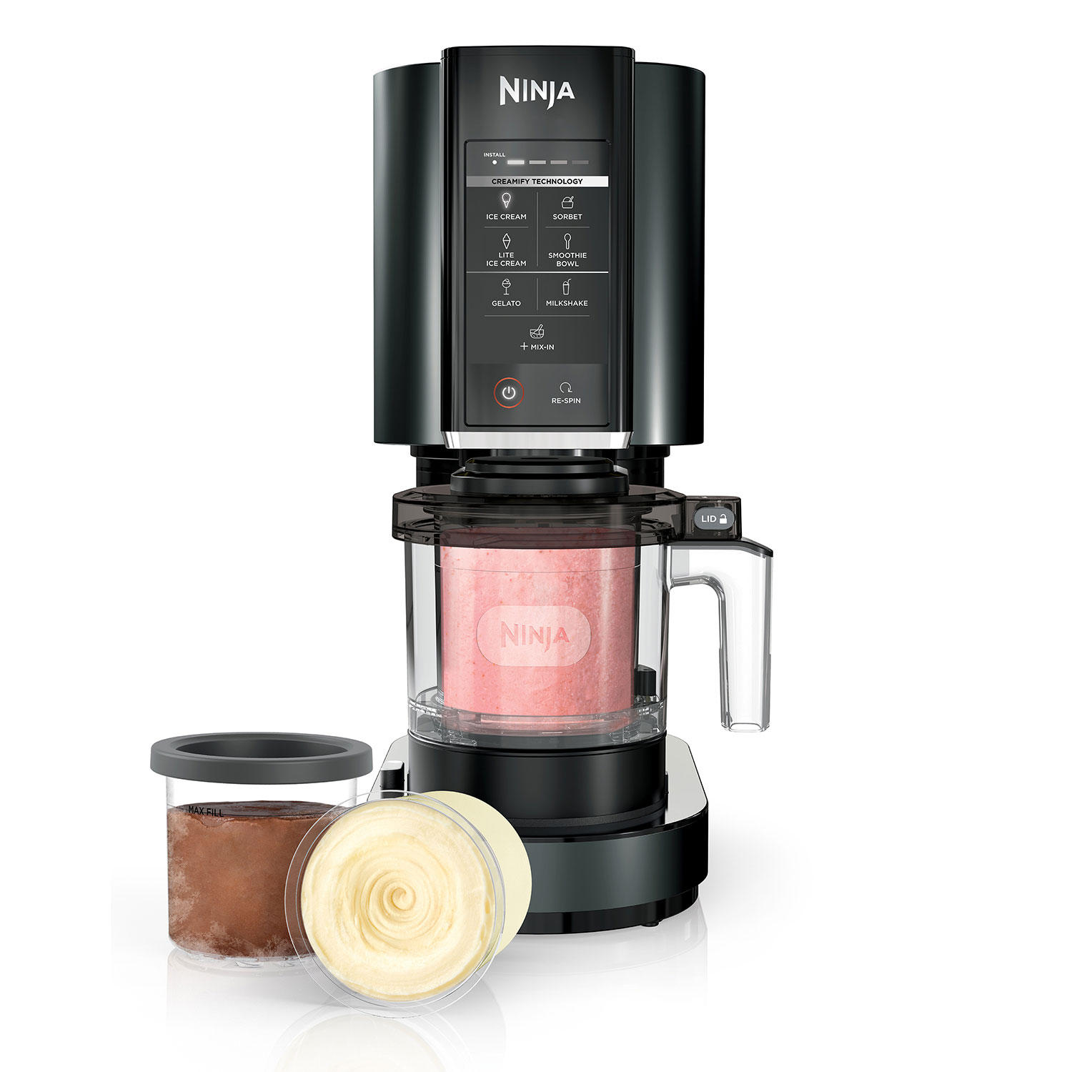 Ninja NC305SAM CREAMi Ice Cream Maker, Milkshake, Sorbet with 7 One-Touch Programs