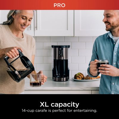 Ninja Programmable XL 14-Cup Coffee Maker PRO, Black Stainless