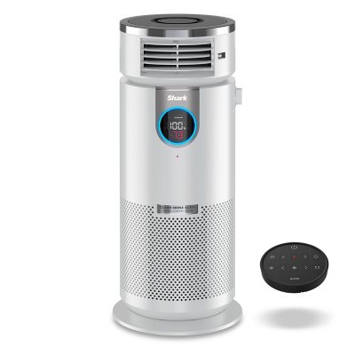 Shark 3-in-1 Air Purifier, Heater & Fan with NanoSeal HEPA, Cleansense IQ,  Odor Lock, for 500 Sq. Ft, White, HC455 - Sam's Club