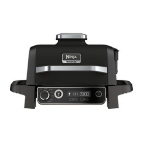 Ninja Woodfire Outdoor Grill, OG701A, 7-in-1 Master Grill, BBQ Smoker, and Outdoor Air Fryer with Woodfire Technology
