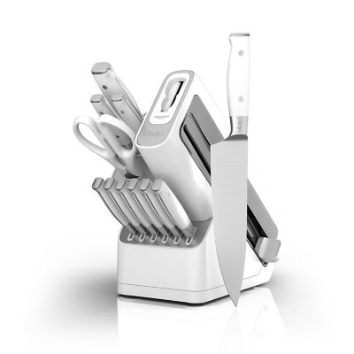 Ninja Foodi NeverDull Premium 12-Piece Knife System Set,White