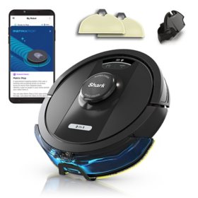 Shark IQ RV1001, Wi-Fi Connected, Home Mapping Robot Vacuum, Without  Auto-Empty dock, Black