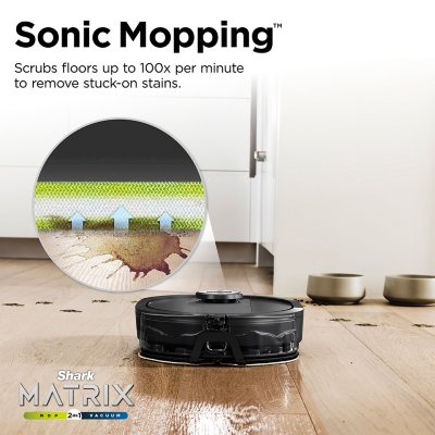 Shark AI Robot Vacuum and Mop with Home Mapping Auto Charging Pet