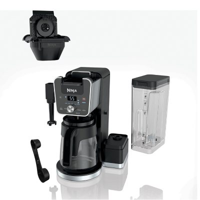 Ninja DualBrew PRO XL 14 Cup Specialty Coffee System Hot Water Frother Sam s Club