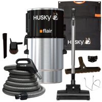 Husky Flair 58 dB Central Vacuum & Attachments - 5,000 sq. ft.