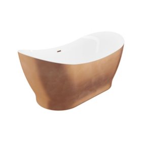 Fiona 65" Copper Freestanding Bathtub - No Faucet