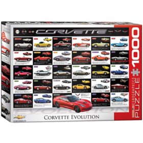 Corvette Evolution Puzzle, 1000 Piece