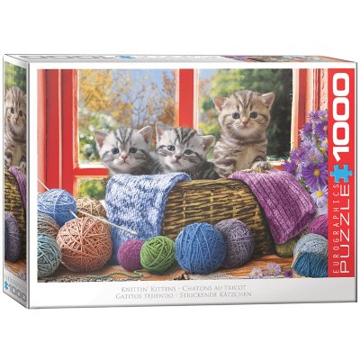 Knittin' Kittens 1000-Piece Puzzle