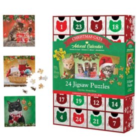 Christmas Cats Advent Puzzle Calendar