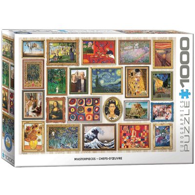 Fine Art Masterpieces Puzzle, 1000 Piece