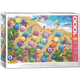 Beach Summer Fun Puzzle, 1000 Piece