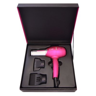 CHI Miss Universe Travel Set: Blow Dryer, 2024 Straightener, Pink Bag HTF New