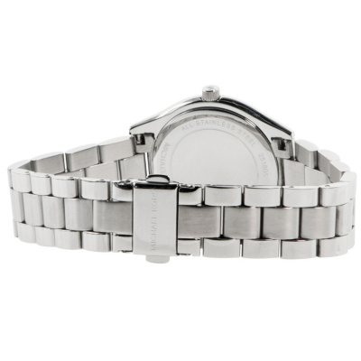 michael kors mini slim runway watch silver