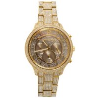 Michael Kors Women's Runway Chronograph Gold-Tone Stainless Steel Watch