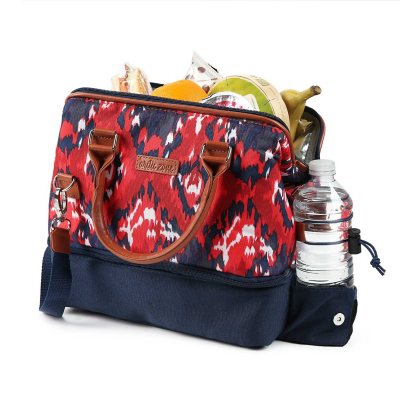 Lunch Bag Checkered Insulated Lunch Tote Bag Thermal Wide-Open Lunch Cooler  Box for Women Men Kids Adults 