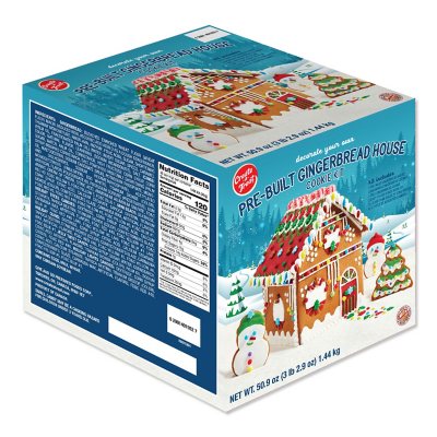 Gingerbread House Kit, Pre-Baked & Pre-Assembled BIG Traditional