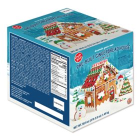 Create A Treat Pre-Built Gingerbread House Cookie Kit