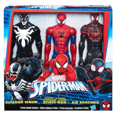 Super-héros Pack 4 titans Spiderman AVENGERS : le pack à Prix Carrefour