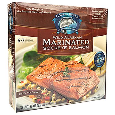 Copper River Marinated Sockeye Salmon (2.25 lbs) Sam's Club