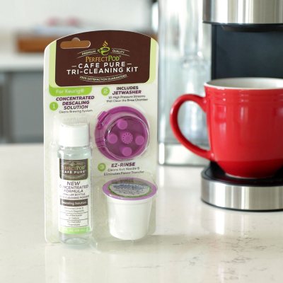 Cleaning solution for outlet keurig