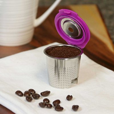 Stainless Steel Reusable K Cups fit Ninja Coffee Maker,Upgrade K Cups  Reusable Coffee Pods Permanent K Cups Coffee Filters