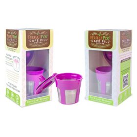 Perfect Pod Cafe-Fill Deluxe Reusable K-Cup Filter, 2ct.
