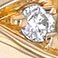 Yellow, variant on Stackable 0.25 CT. T.W. Diamond Anniversary Band in 14K Gold