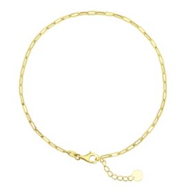 7.5 Six Heart Dangling Charm Bracelet in 14K Yellow Gold - Sam's Club