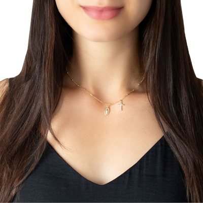 Mejuri 14k Yellow Gold Necklaces: Flower Necklace | Diamond